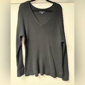 American Eagle Long Black Knit Sweater